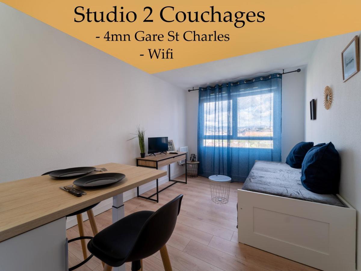 Appartement Climatise Avec Parking A 6Min A Pied De La Gare St Charles Marsiglia Esterno foto
