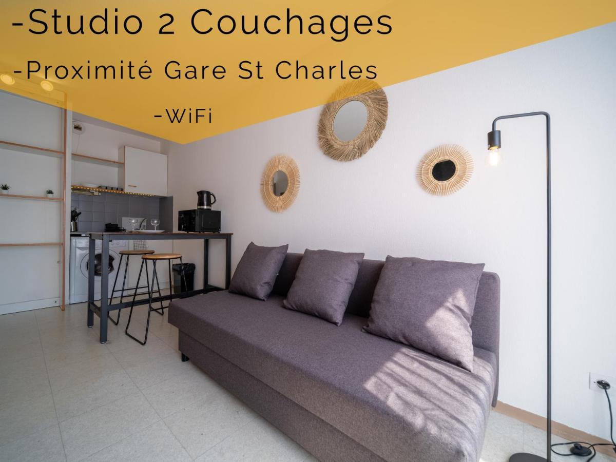 Appartement Climatise Avec Parking A 6Min A Pied De La Gare St Charles Marsiglia Esterno foto