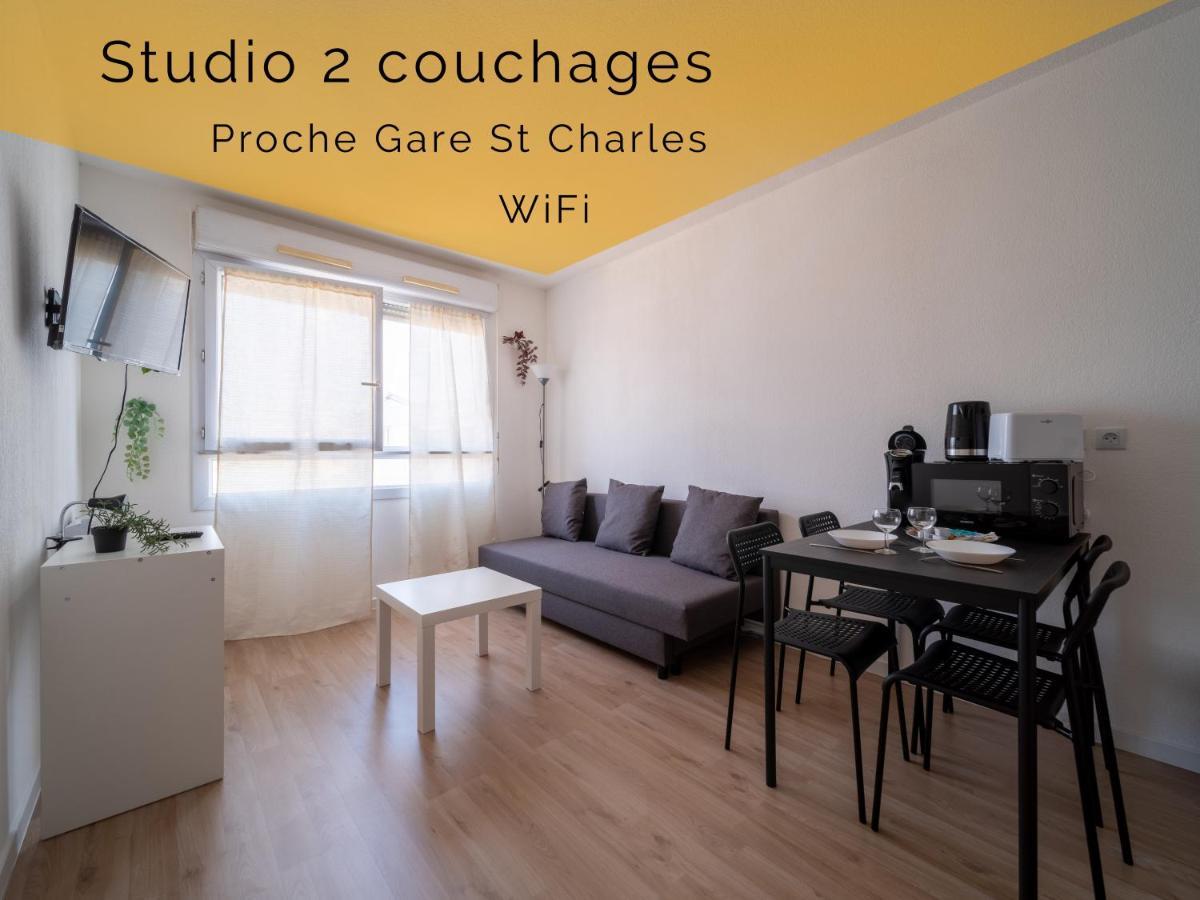 Appartement Climatise Avec Parking A 6Min A Pied De La Gare St Charles Marsiglia Esterno foto
